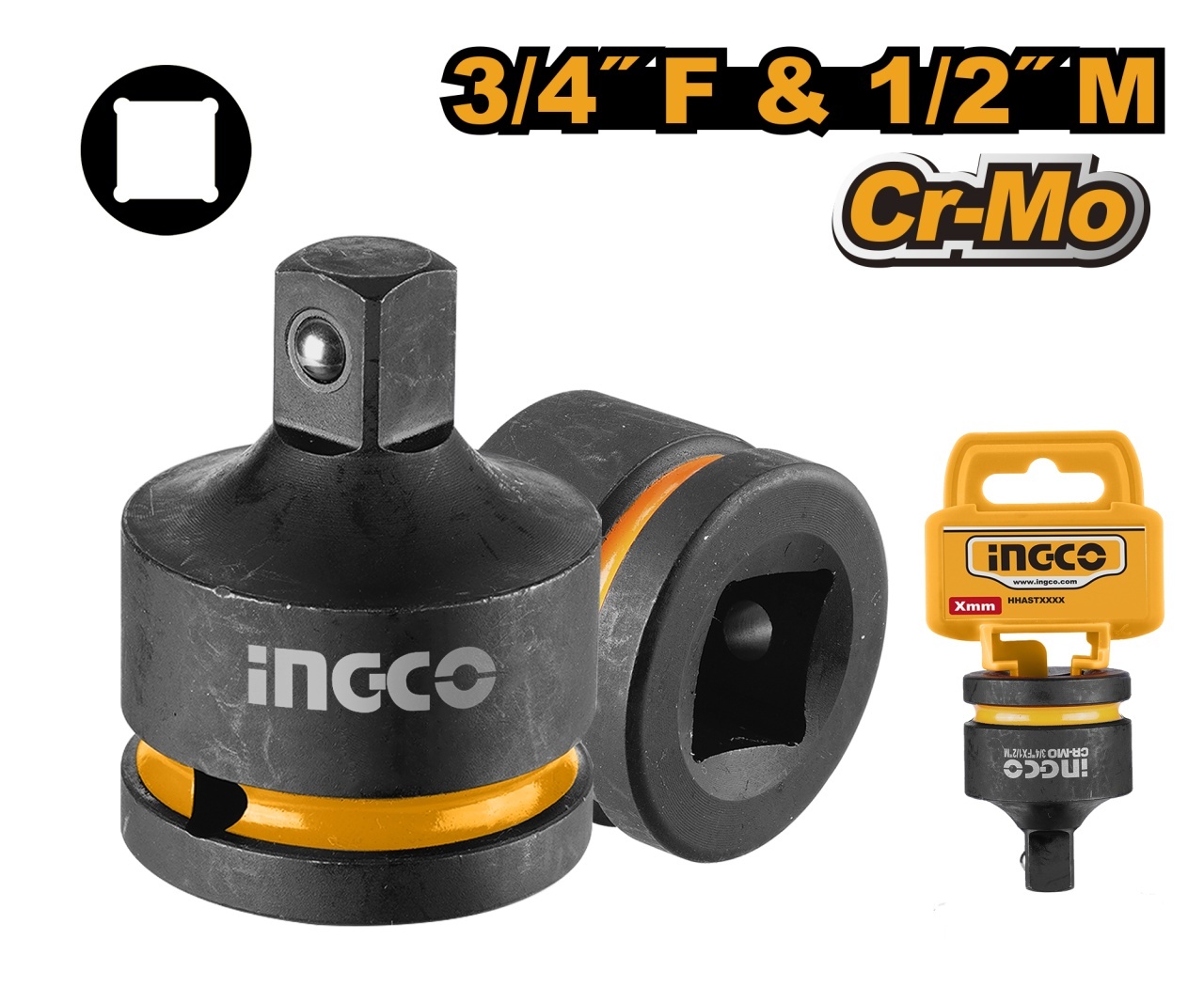 Adaptor Tubulara Impact 3/4 1/2