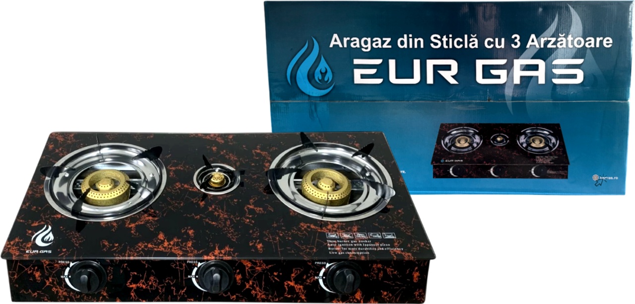 Aragaz Exterior EurGas Sticla 3 Q