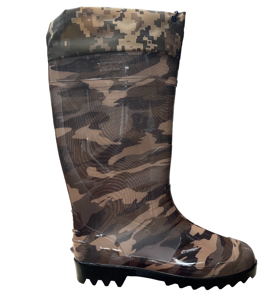 Cizme barbati lungi camo marime 41 impermeabile pentru pescuit si gradina – protectie sporita la exterior