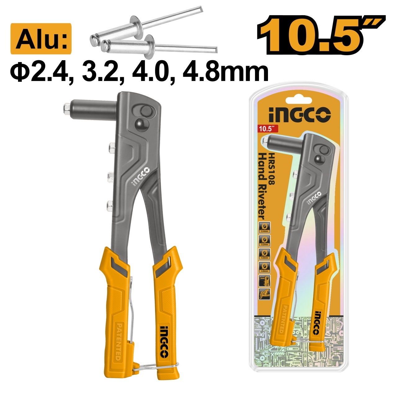 Cleste Popnituri 10.5″ Super Select INGCO HRS108