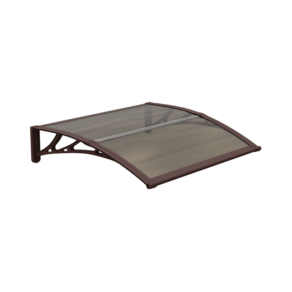 Copertină ECO 120×80 cm din policarbonat – Maro/Bronz – Maro/Bronz