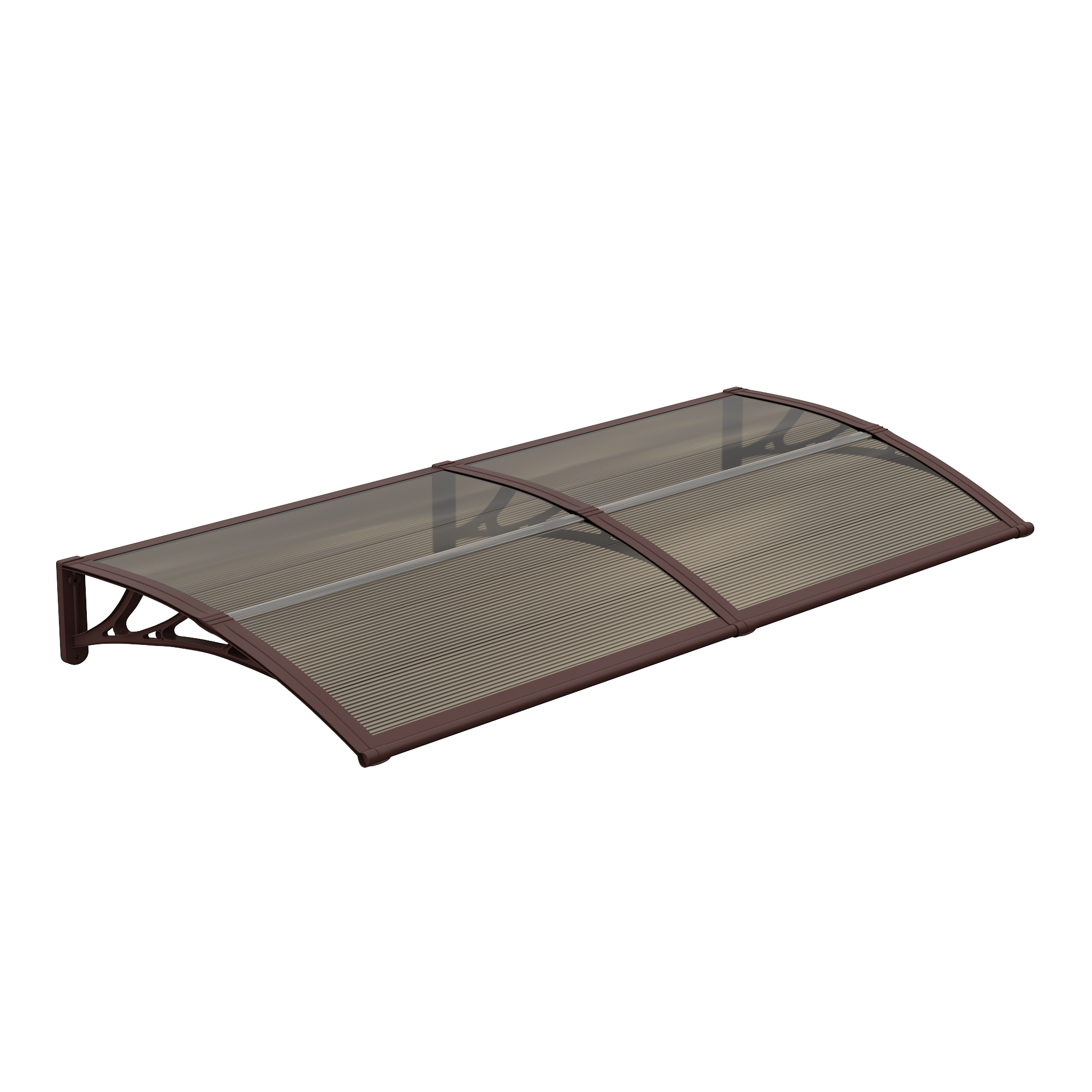Copertină ECO 240×150 cm din policarbonat – Maro/Bronz – Maro/Bronz