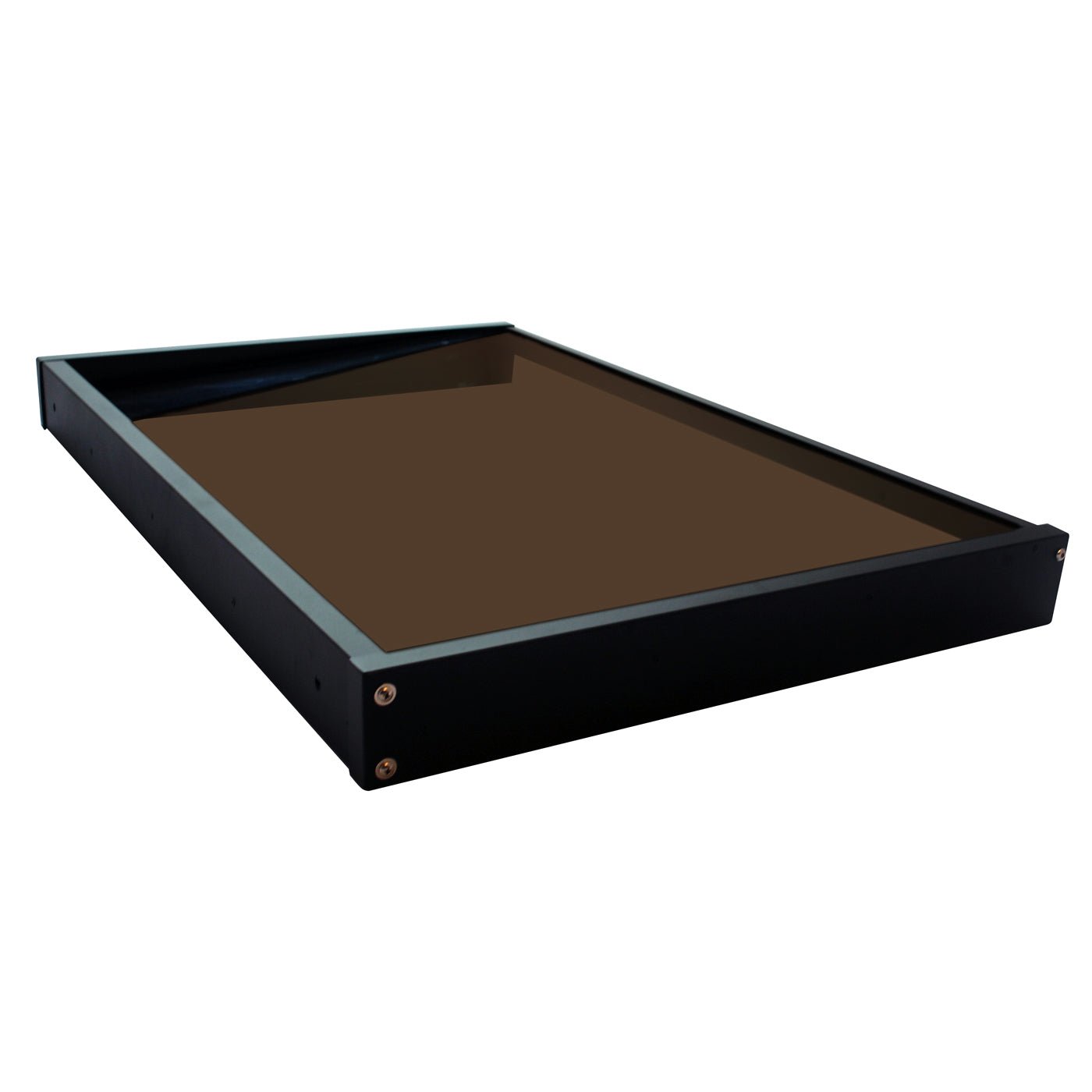 Copertină GIMI PRO 115×80 cm din oțel și plexiglas – Negru/Bronz – Negru/Bronz