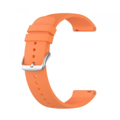 Curea Techsuit W001 pentru Samsung Galaxy Watch / Huawei Watch Series, 22mm, Portocalie