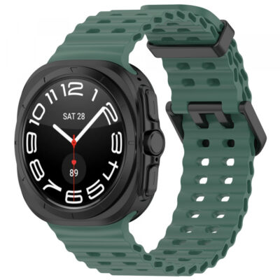 Curea Techsuit W062 pentru Samsung Galaxy Watch Ultra Series, Verde