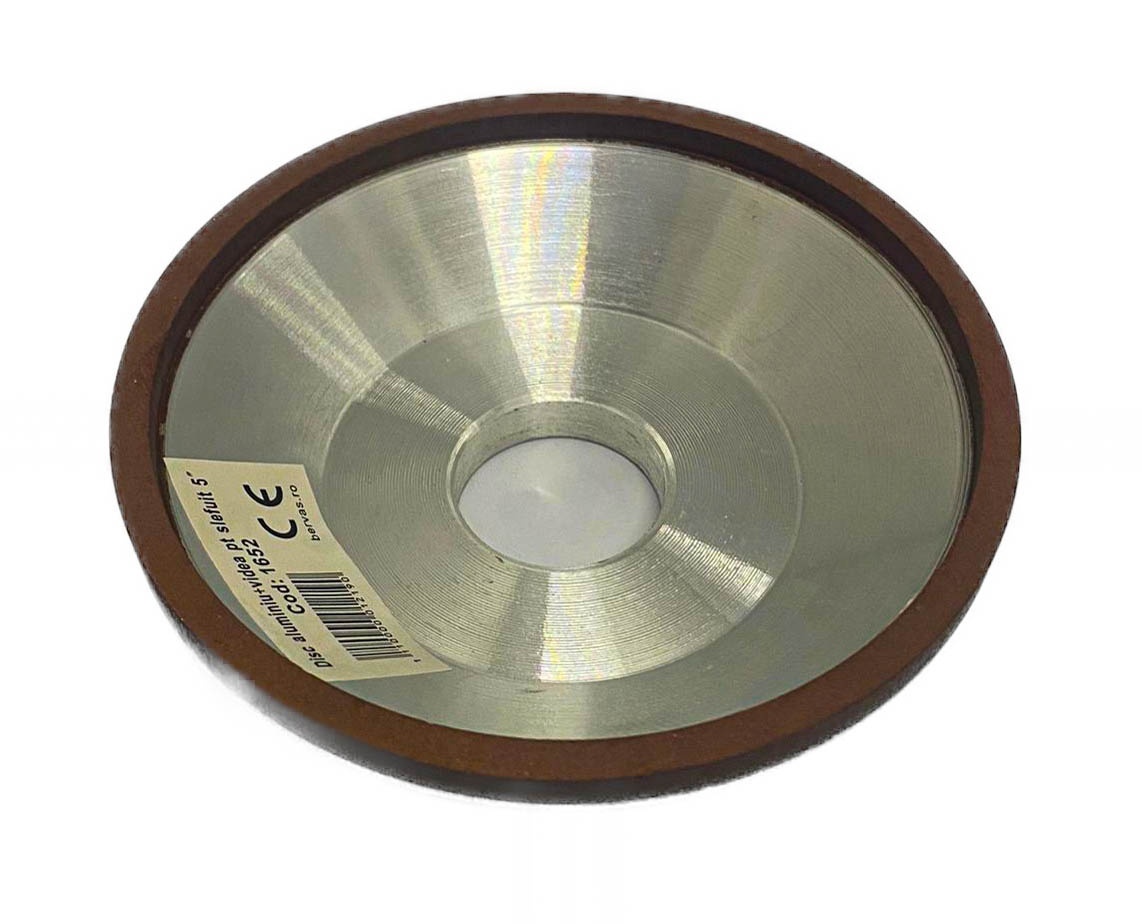 Disc Aluminiu cu Widia Slefuit Conic Grosime 5.0mm 125x20mm