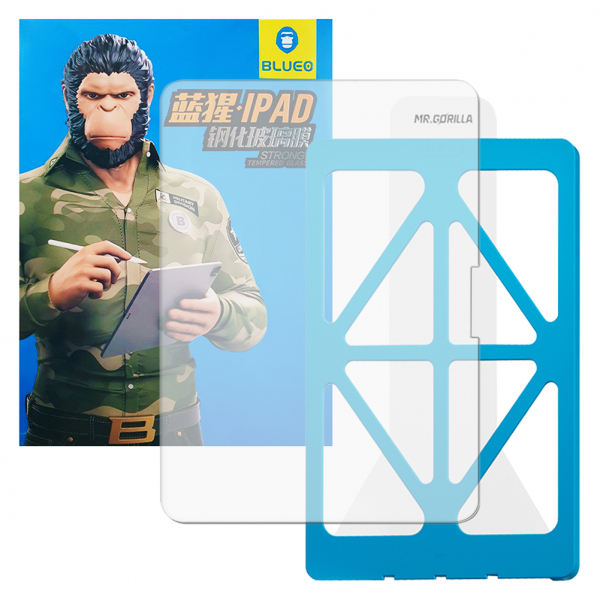 Folie de protectie Ecran Blueo HD Applicator Pro pentru Apple iPad Air 11 (2024), Sticla Securizata, Full Glue