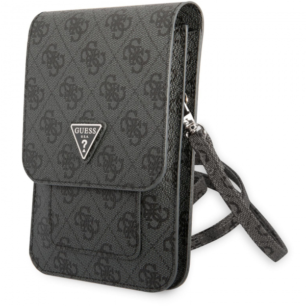 Geanta Universala pentru Telefon, Guess, 4G Triangle Logo, Neagra