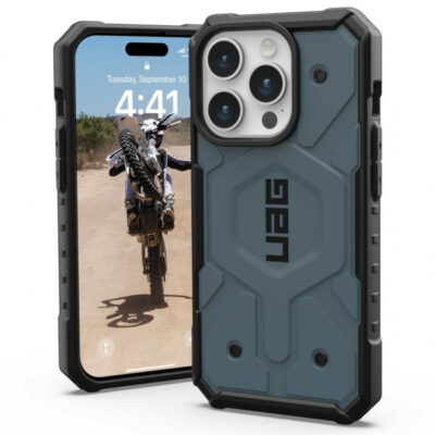 Husa MagSafe pentru Apple iPhone 15 Pro, Urban Armor Gear, Pathfinder, Albastra