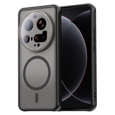 Husa MagSafe pentru Xiaomi 15 Ultra, Techsuit, HaloFrost II, Neagra