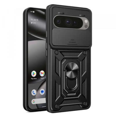 Husa pentru Google Pixel 10 Pro XL, Techsuit, CamShield, Neagra