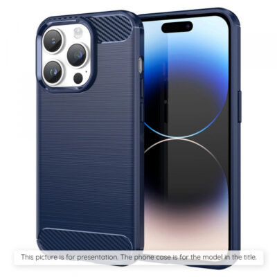 Husa pentru Honor 400 Pro, Techsuit, Carbon, Albastra