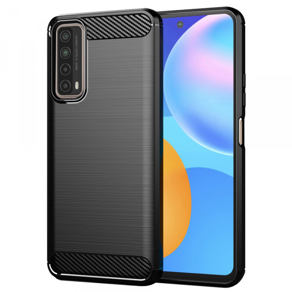 Husa pentru Huawei P smart 2021, Techsuit, Carbon, Neagra