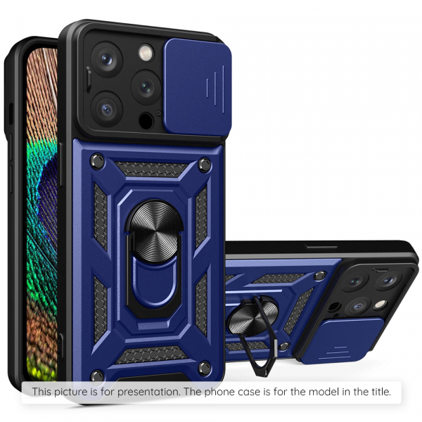 Husa pentru Motorola Moto E15 / G05, Techsuit, CamShield, Albastra