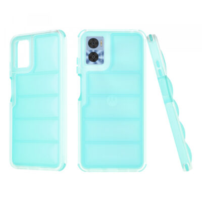 Husa pentru Motorola Moto E22i / E22, Techsuit, Wave Shield, Turcoaz