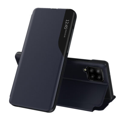 Husa pentru Samsung Galaxy A12 Nacho A127 / A12 A125, Techsuit, eFold, Albastra Inchis