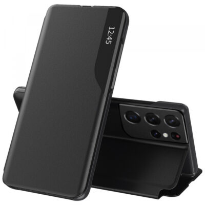 Husa pentru Samsung Galaxy S21 Ultra 5G G998, Techsuit, eFold, Neagra