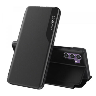 Husa pentru Samsung Galaxy S23 FE S711, Techsuit, eFold, Neagra