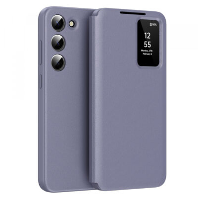 Husa pentru Samsung Galaxy S23 S911, Techsuit, SmartView, Mov