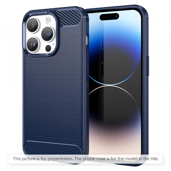 Husa pentru Samsung Galaxy S25 FE, Techsuit, Carbon, Albastra