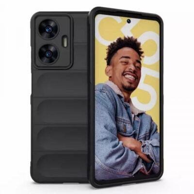 Husa pentru Samsung Galaxy S25 FE, Techsuit, Magic Shield, Neagra