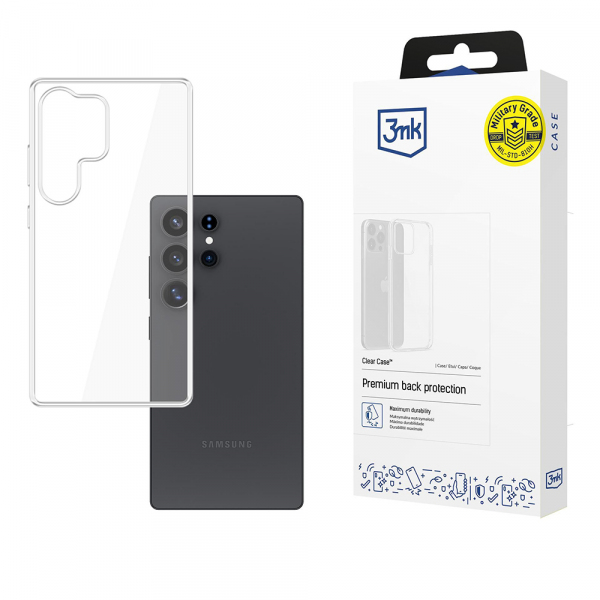Husa pentru Samsung Galaxy S25 Ultra S938, 3MK, Clear, Transparenta