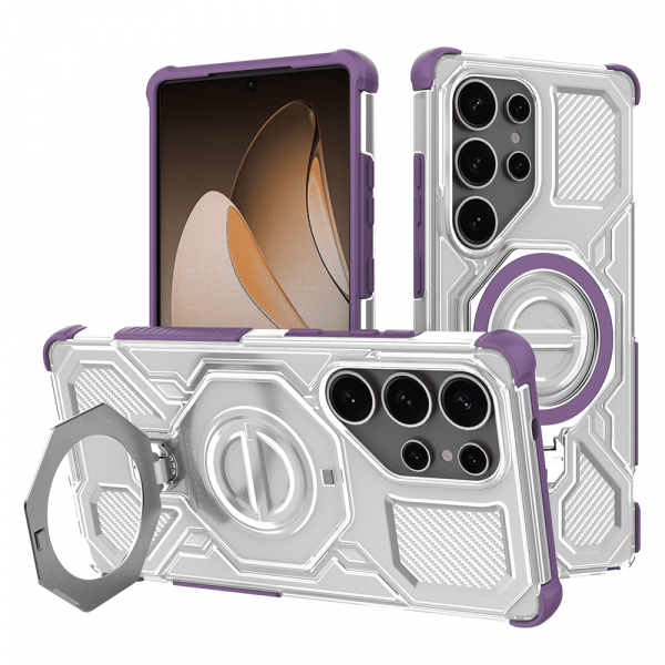 Husa pentru Samsung Galaxy S25 Ultra S938, Techsuit, Carbon Shield Pro, Mov