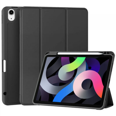 Husa pentru Samsung Galaxy Tab S11 Ultra, Techsuit, Flex Trifold, Neagra