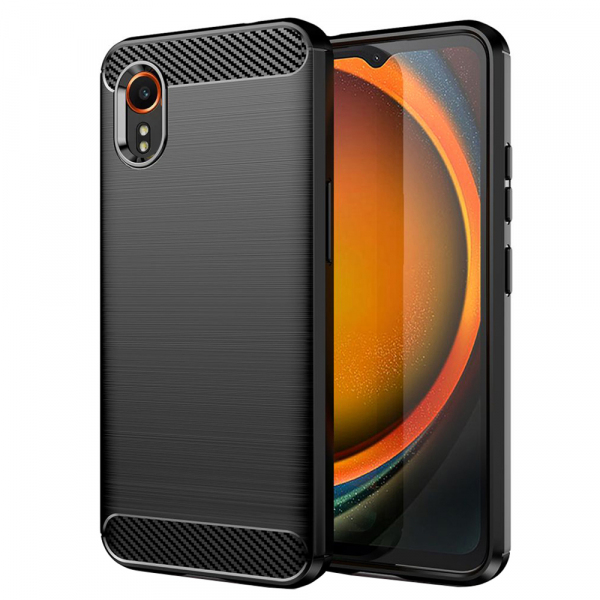 Husa pentru Samsung Galaxy Xcover7 G556, Techsuit, Carbon, Neagra