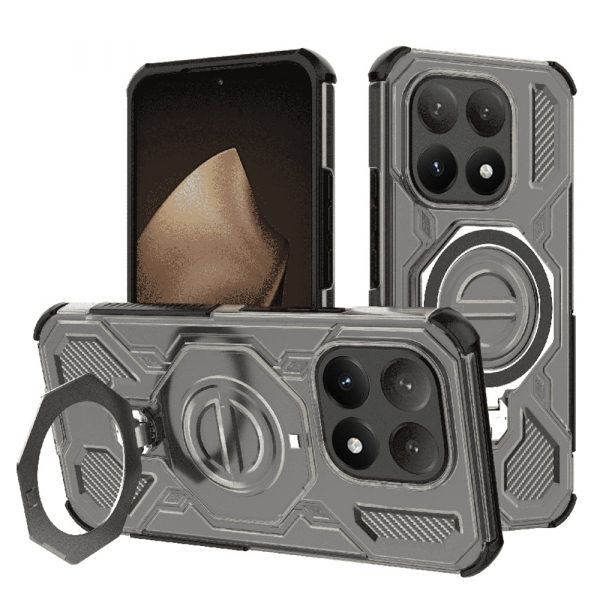 Husa pentru Xiaomi 15T, Techsuit, Carbon Shield Pro, Fumurie