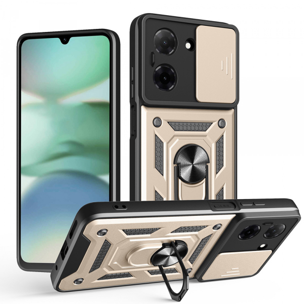 Husa pentru Xiaomi Redmi A5 4G (Regional), Techsuit, CamShield, Aurie