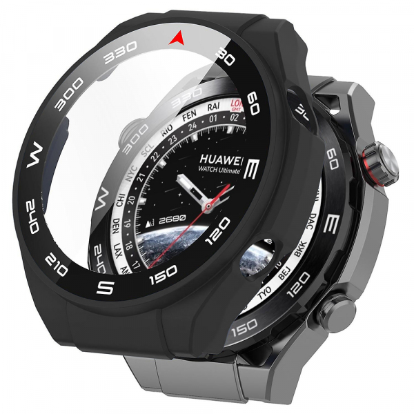 Husa Techsuit Defense360 Pro Bezel pentru Huawei Watch Ultimate, Neagra