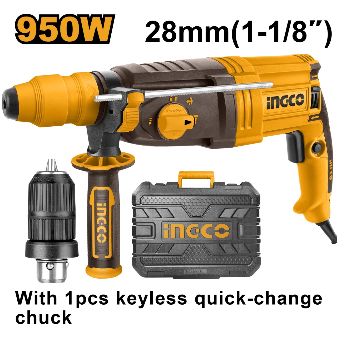 Picamer SDS 950W cu Mandrina Automata 28mm
