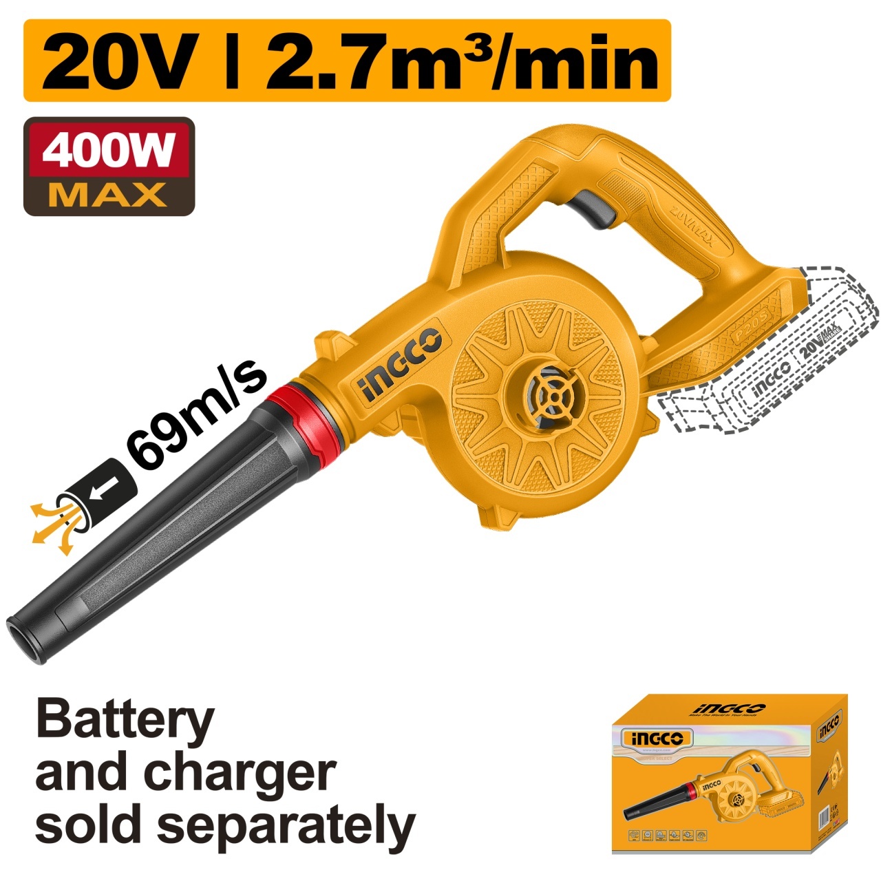 Suflanta Frunze 20V 2.7mc/min