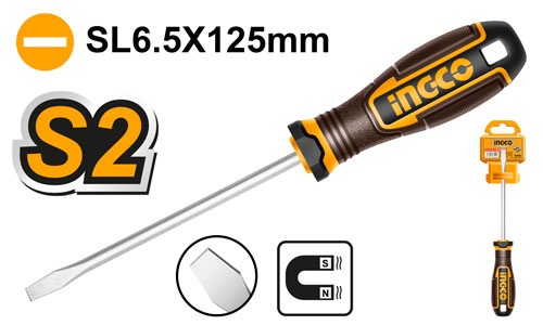 Surubelnita – SL6.5 cu Maner Cauciucat INGCO HSDSL6125