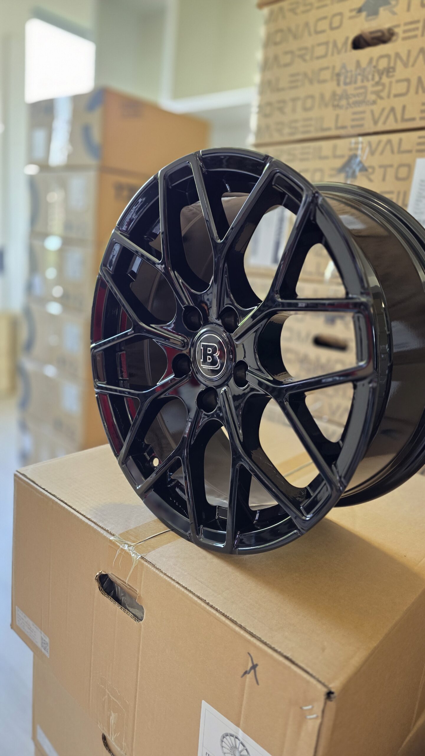 Jante Noi stil brabus R17 pentru Mercedes C A CLA GLA B V VITO E GLB